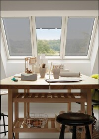 Außenliegender Hitzeschutz für das Studio-Fenster „3 in 1“ von Velux