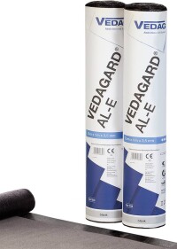 Radondicht auf Bodenplatten: Elastomerbitumen-Dampfsperr-Schweißbahn Vedagard AL-E