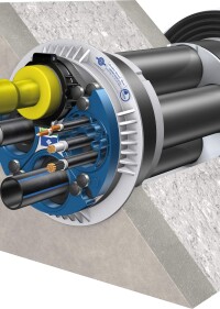 Leitungsdurchdringungen bei weißen Wannen