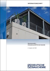 Informationsschrift zu Betontrennmittel mit Blick auf die Sichtbetonqualität aktualisiert