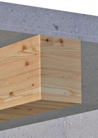 Rückbaufähige Holz-Beton-Verbunddecke von Brü&shy;ning&shy;hoff