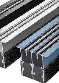 Luftauslass speziell für Metalldecken und filigraner Schlitzdüsenauslass neu von Emco Klima