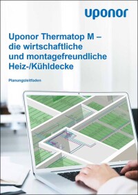Planungsleitfaden von Uponor zur Auslegung von Heiz-/<wbr />Kühl&shy;decken in gewerblich genutzten Gebäuden