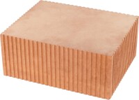 Kaltziegel: Erster Innenwand-Vollziegel aus recyceltem Ziegelbruch gepresst und luftgetrocknet