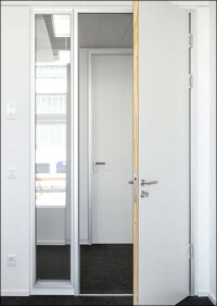 Feco-Aluminium-Zarge erleichtert Einbau von Feco-System-Türen in übliche Trockenbauwände