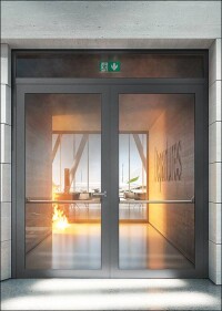 20% leichtere FR 90-Brandschutztür aus Aluminium für Schücos FireStop-Plattform