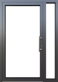 Neue vielfältig nutzbare Objekttür aus Aluminium von der Oknoplast-Marke Aluhaus