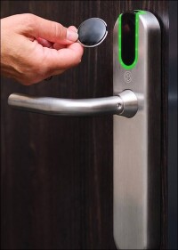 Neuer elektronischer, leicht zu wartender und einfach nachrüstbarer CES-Beschlag für Innentüren