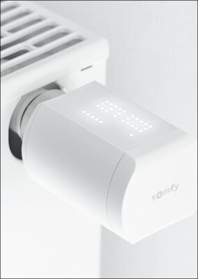 Heizkörper-Thermostat für den io-Funk künftig von <nobr>Somfy</nobr>