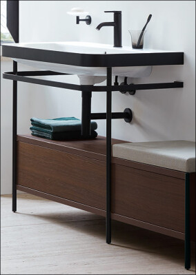 „c-shaped“ und „c-bonded“: Zwei neue, individuelle Waschplatzvarianten für Happy D.2 Plus