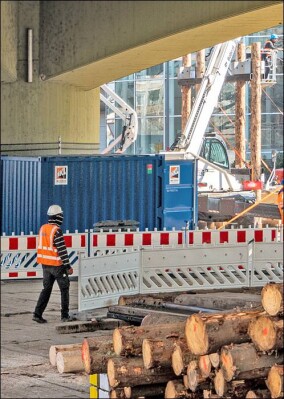 Kein Baustopp in Deutschland - der Beton fließt weiter