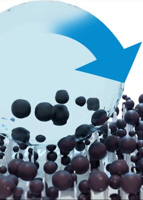 Selbstreinigung unter dem Mikroskop