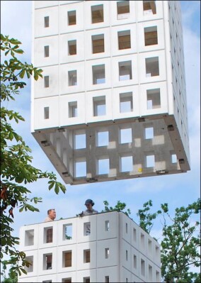 21 Meter Fertigteil-Glockenturm aus Weißbeton