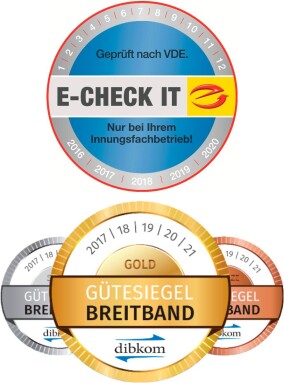 E-CHECK IT und Gütesiegel Breitband versprechen Sicherheit