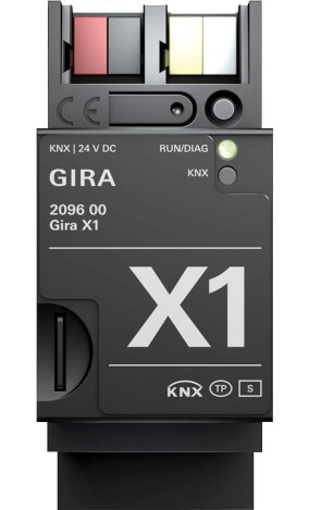 Software-Upgrades befähigen Giras X1 KNX-Server für größere Objekte