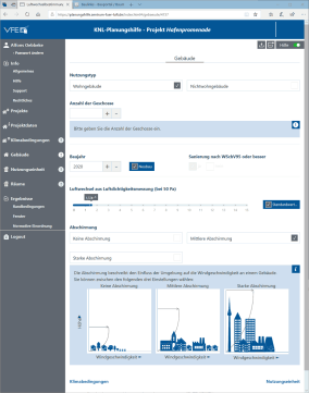 Kostenloses Planungstool vom VFE zur Luftwechselbestimmung bei KNL-Anlagen