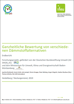 Studie „Ganzheitliche Bewertung von verschiedenen Dämmstoffalternativen“