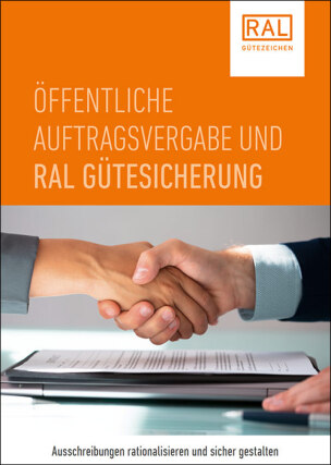 RAL-Broschüre „Öffentliche Auftragsvergabe und RAL Gütesicherung“