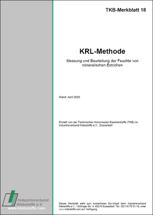 TKB 18: KRL-Methode - Messung und Beurteilung der Feuchte von mineralischen Estrichen