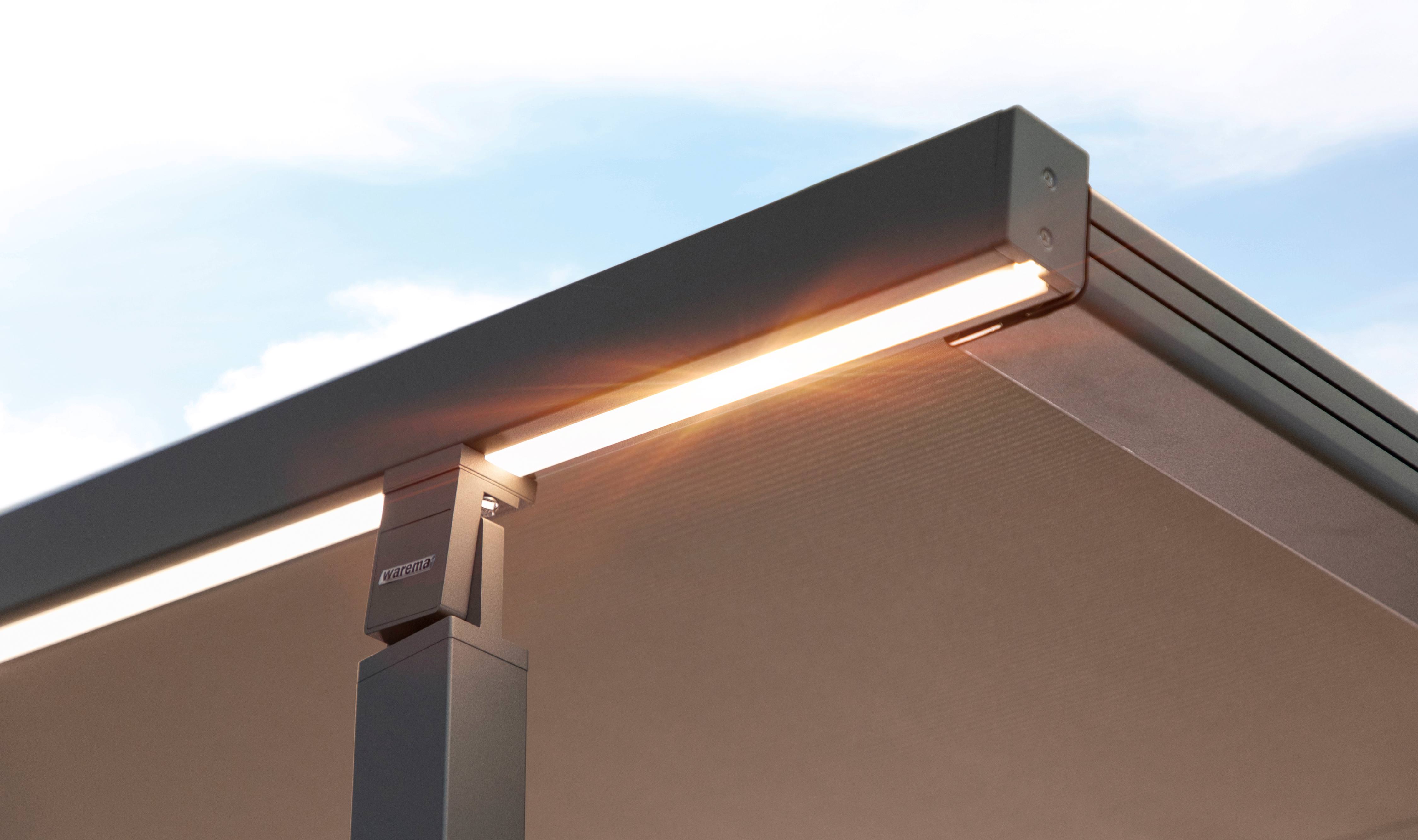 Perea P20: Neue Pergola-Markise von Warema in einem kantigen Design