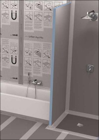 Kosten und Zeit: Wedi vergleicht Mauerwerk mit Trocken&shy;bauwänden aus Polystyrol-Hartschaum-Platten