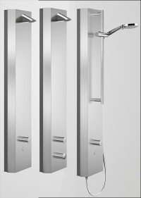 Neues Duschpaneel aus Edelstahl von Schell für den gewerblichen und öffentlichen Bereich