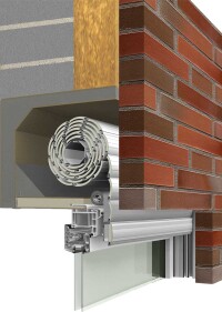 Rollladen- und Raffstorekästen im mehrschaligen Mauerwerk