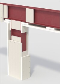 Neuer Brandschutznachweis für Stahlträger- und Stahlstützenbekleidungen mit Knauf Fireboard