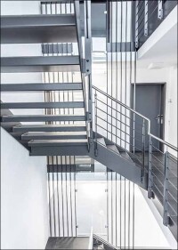 Brandschutztreppen (in den Gebäudeklassen 3 bis 5) ohne ästhetische Einbußen