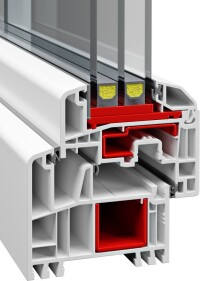 Statisch optimiertes Kunststofffenstersystem Eltan neu von WnD mit U<sub>w</sub>-Werten bis 0,84 W/m²K