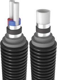 Mit Vakuum vorgedämmte Rohre neu von Uponor