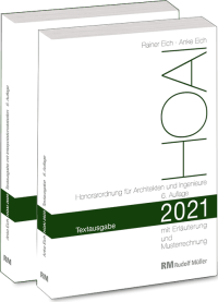 HOAI 2021 - 6. , aktualisierte Auflage