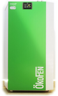 Kompakte Heizwert-Pelletkessel von ÖkoFEN mit einem Platzbedarf von 0,5m² nun bis 18 kW Leistung