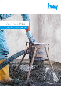 Broschüre von Knauf zum Rohboden-Ausgleich