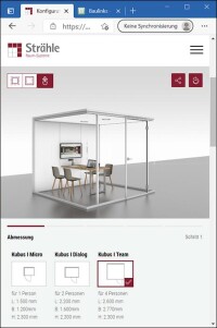 Kubus-Konfigurator von Strähle online