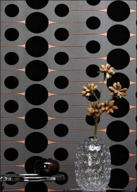 Flocktapeten mit samtig weicher Oberfläche