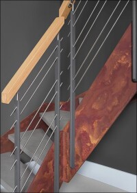 Treppen im industriellen Loft-Design