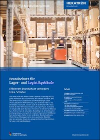 Whitepaper mit Planungshilfen zum Brandschutz für Lager- und Logistikobjekte