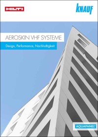Aeroskin – eine vorgehängte hinterlüftete Putzfassade von Knauf und Hilti