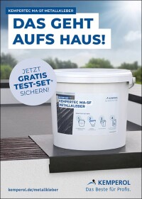 Erster lösemittelfreier und geruchsarmer Metallkleber von Kemper System