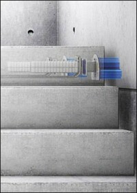 Schöck Tronsole Typ P: tragende Trittschalldämmung für filigrane Sichtbeton-Fertigteilpodeste