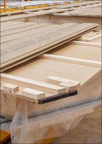 Baufritz setzt beim ökologischen Hausbau ressourcenschonend auf Holzständerbauweise