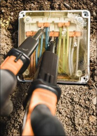 Rundum geschützte Elektroinstallation per Gießharzversiegelung