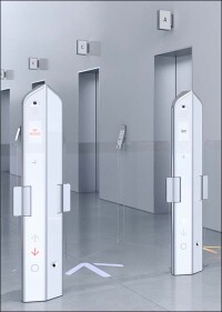 Ausgezeichnetes platzsparendes Schleusensystem Kone Lane