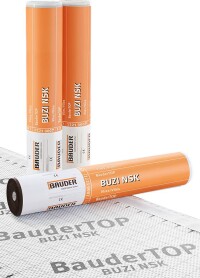 BauderTOP BUZI NSK: Neue, fünflagige, diffusionsoffene Bitumen-Unterdeckbahn