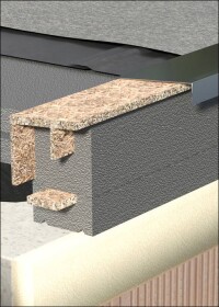 Gedämmte Attika als Joma-Fertigelement