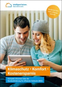 Intelligent heizen-Broschüre „Klimaschutz • Komfort • Kostenersparnis“ auch als Print
