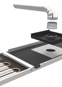 Luftauslass Breeze von Zehnder für Heiz- und Kühldecken-Systeme