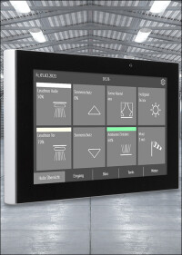 KNX-Touchpanel von Elsner Elektronik mit Schutzart IP66