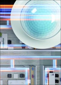 DALI-2-Präsenzmelder Compact APC10 von Esylux steuert bis zu 16 Lichtgruppen raumübergreifend 